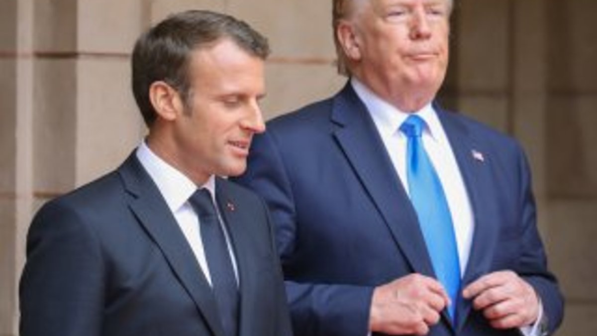 Trump'tan Macron'a: İran'a karışık sinyaller gönderme