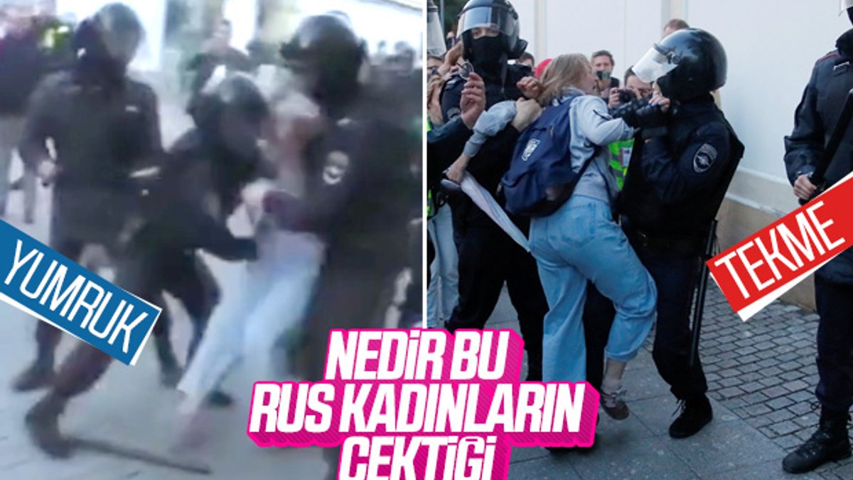 Rusya'da polis şiddeti kamerada