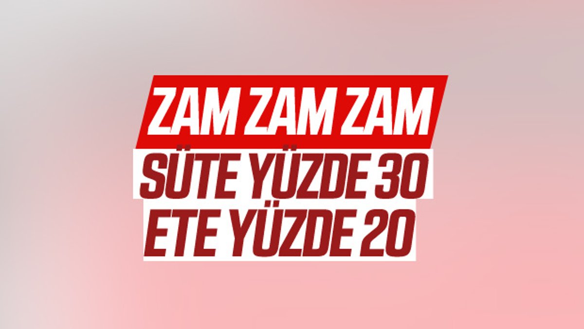 Kırmızı ete yüzde 20 zam geliyor