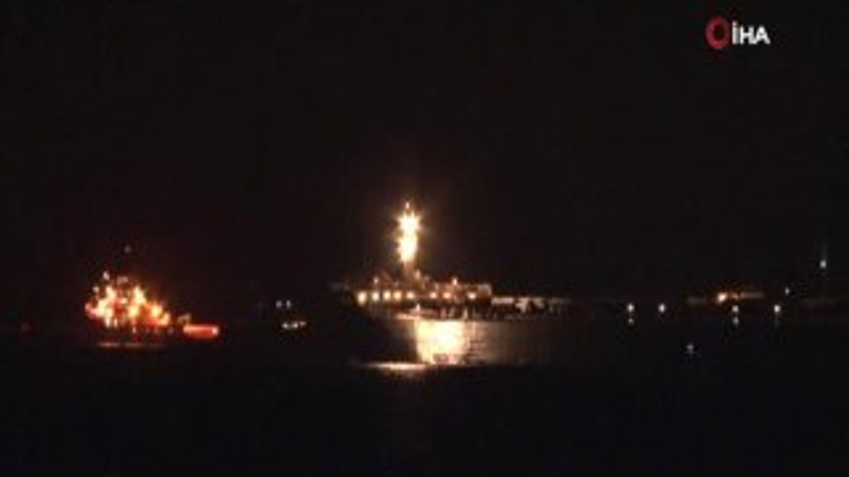 Zeytinburnu açıklarında iki gemi çarpıştı