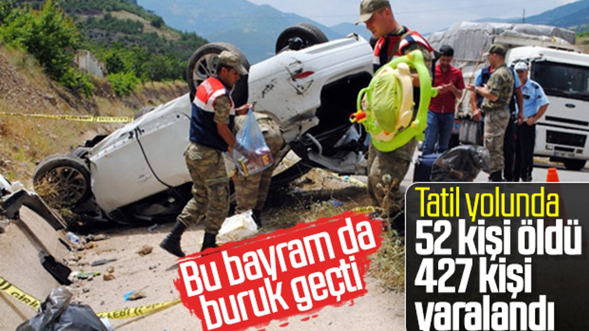 Kurban Bayram'ı tatili yolunda kaza bilançosu