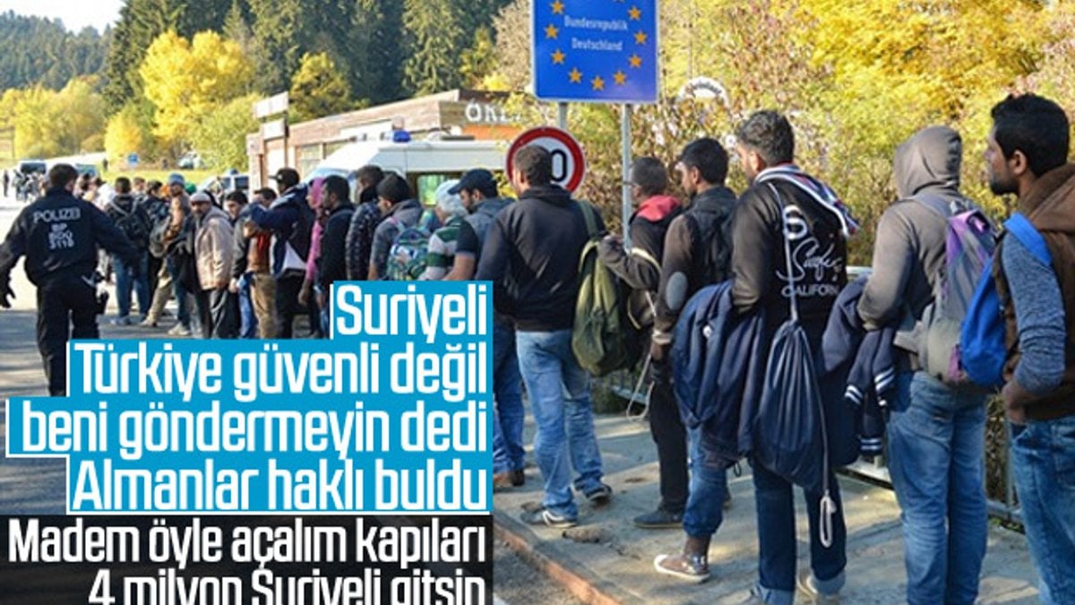 Alman mahkeme Suriyeli sığınmacının Türkiye savunmasını