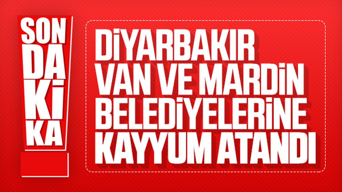 Diyarbakır, Van ve Mardin belediyelerine operasyon