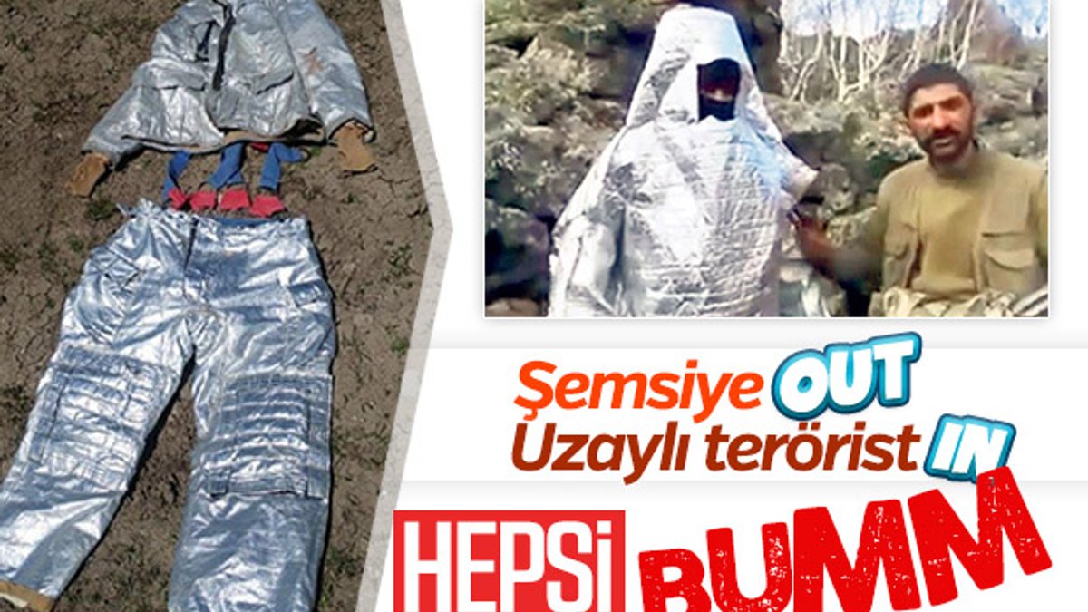 Kostümle korunmaya çalışan PKK'lı terörist öldürüldü