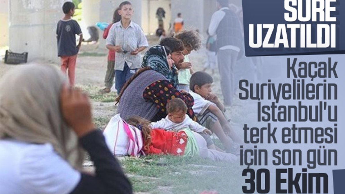 İstanbul'daki Suriyeliler için süre uzatıldı
