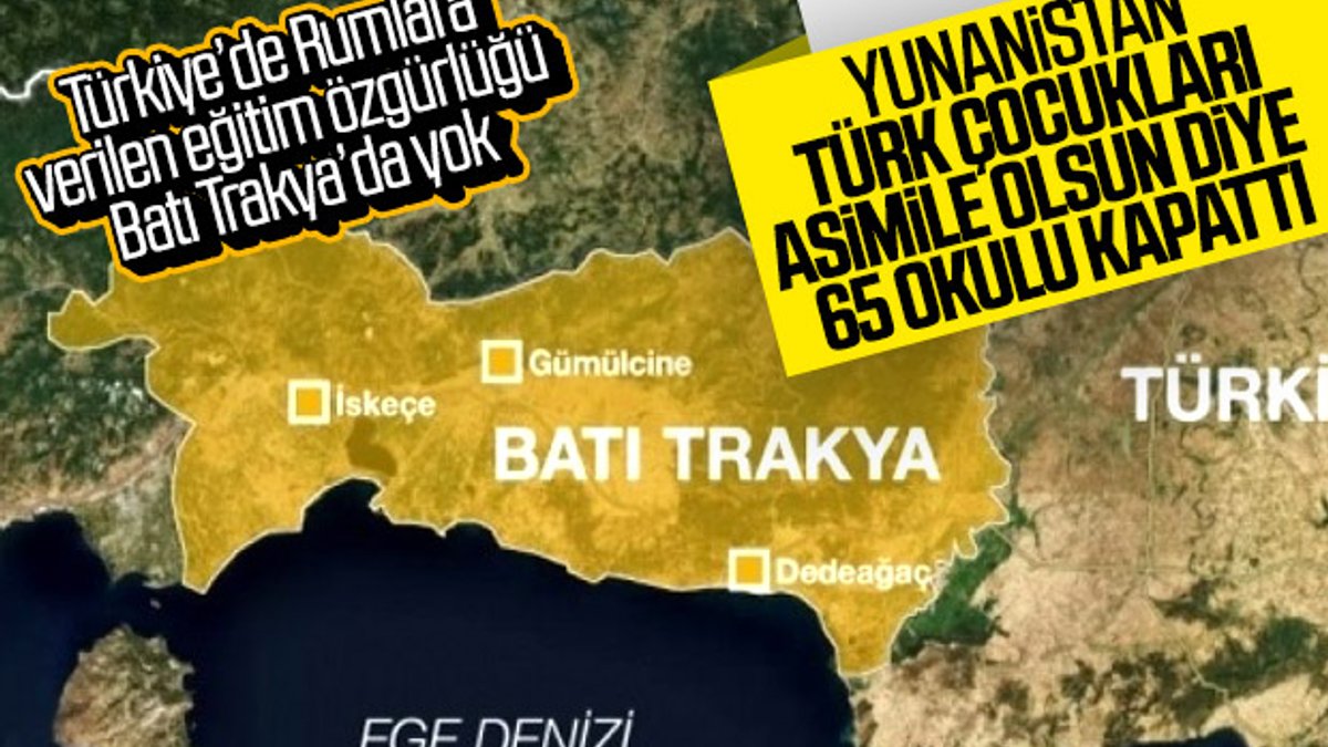 Yunanistan Türklere ait 65 okulu kapattı