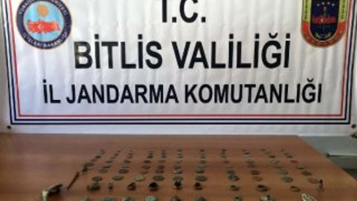 Bitlis'te tarihi eser kaçakçılarına operasyon
