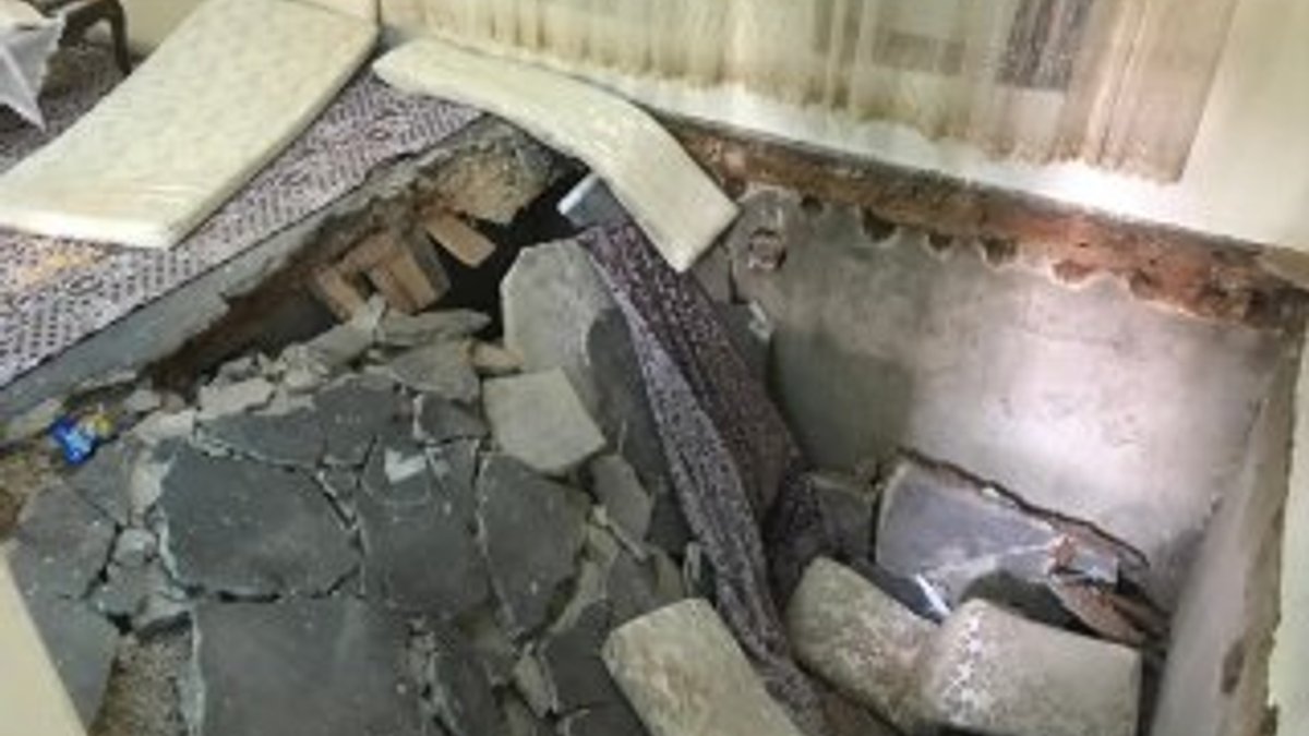 Gaziantep'te mevlit okunurken evin zemini çöktü