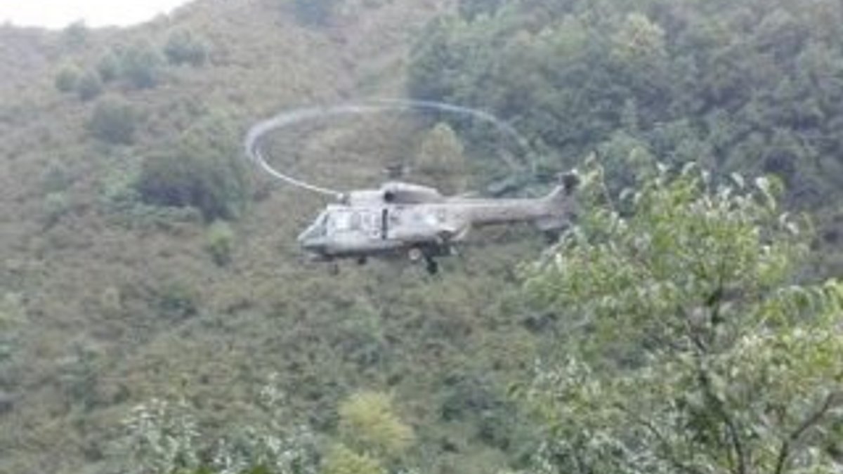 Samsun'da askeri helikopterler 17 kişiyi kurtardı
