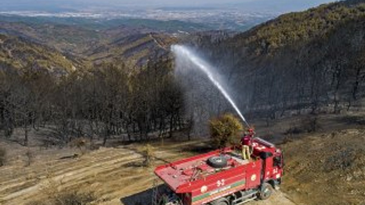 İzmir'de ekipler yangın için teyakkuzda