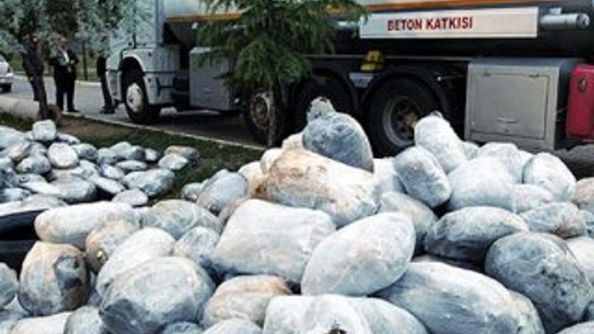 Bingöl'de 1 tondan fazla uyuşturucu ele geçirildi