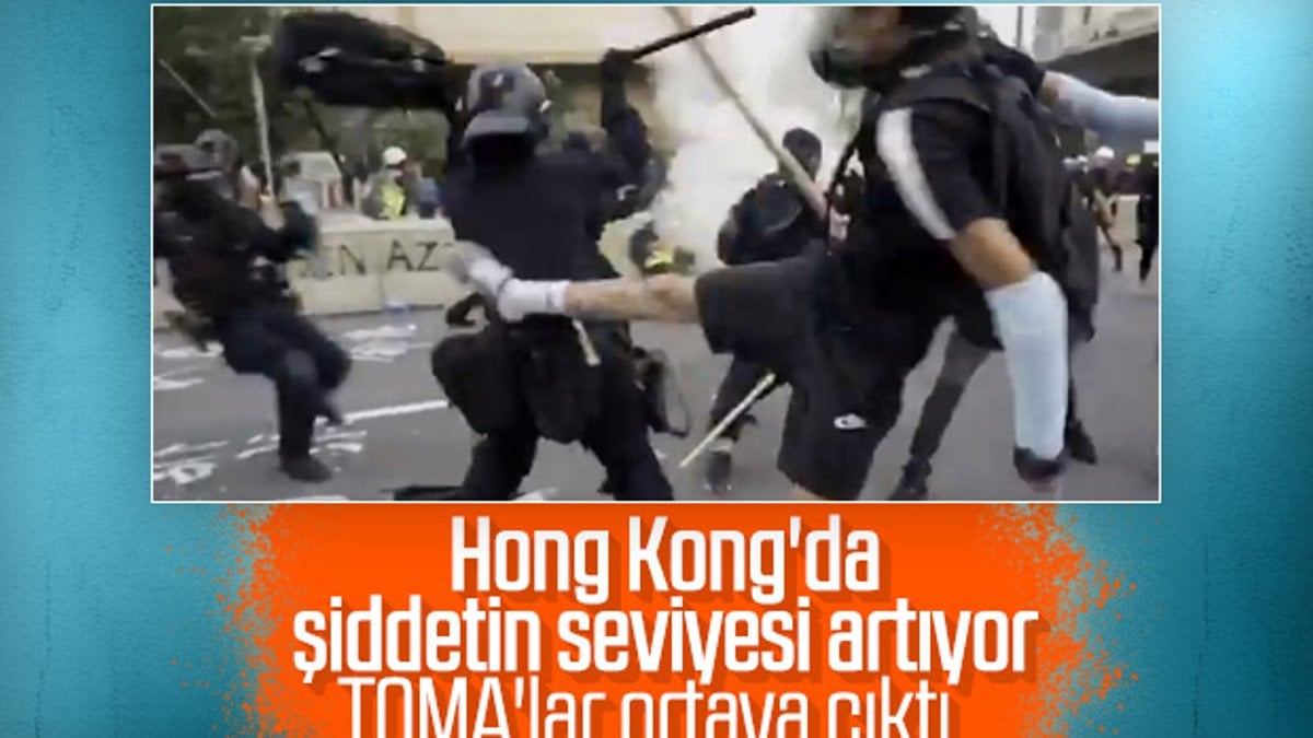 Hong Kong'daki gösteriler hız kesmeden devam ediyor