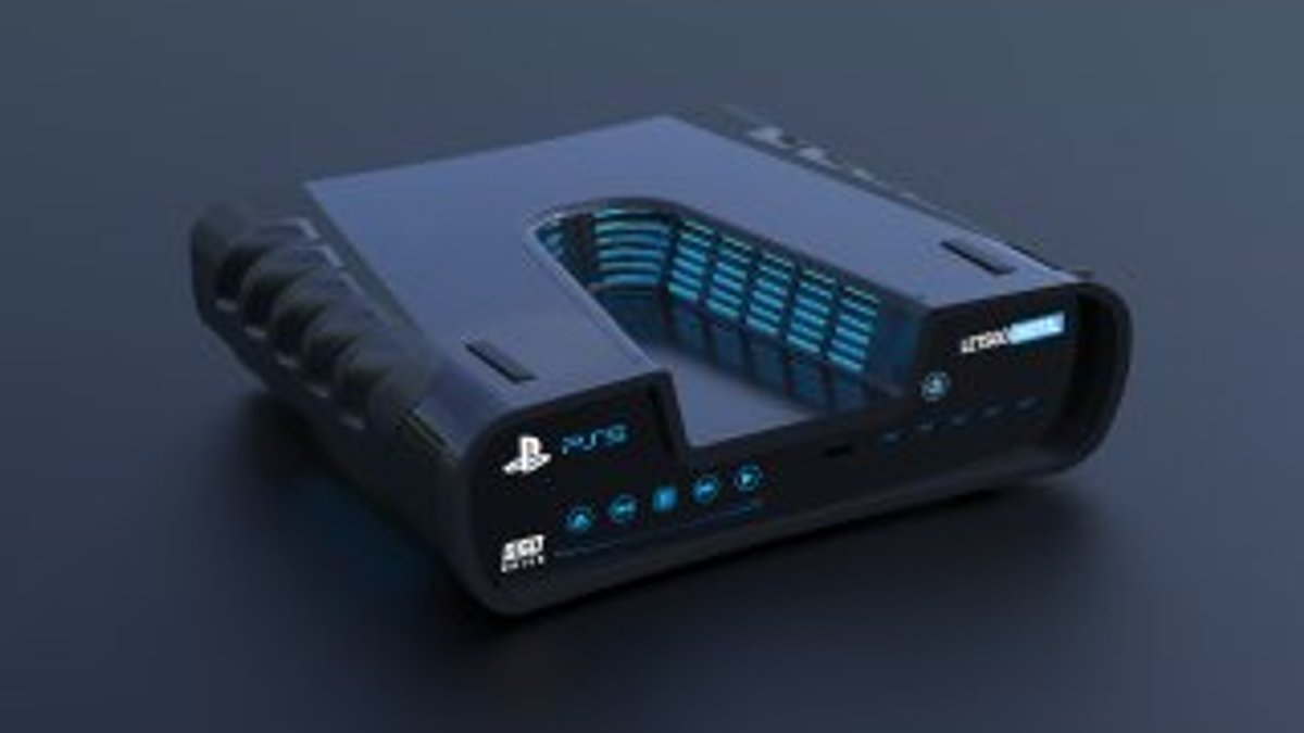 PlayStation 5'in etkileyici 3 boyutlu tasarım görselleri