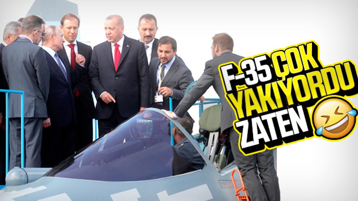 Cumhurbaşkanı Erdoğan, SU-57'yi inceledi
