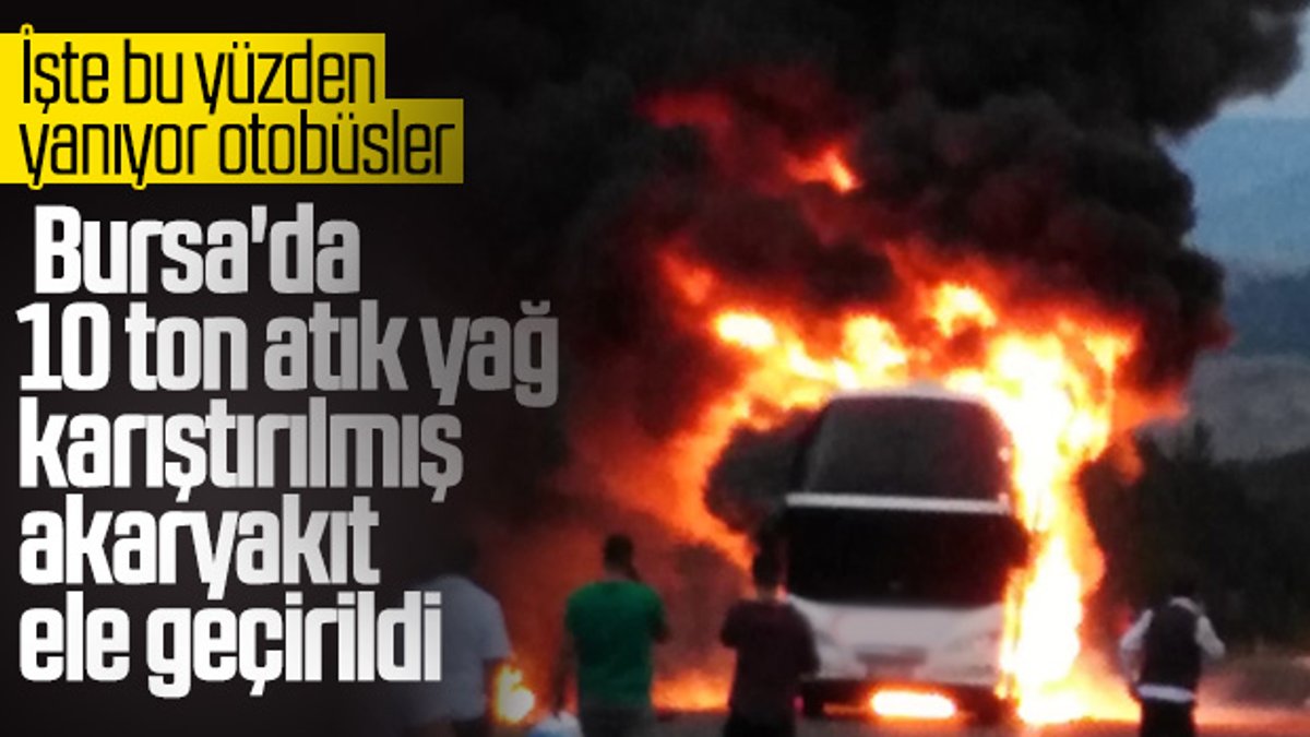 Bursa'da atık yağ karıştırılmış 10 ton yakıt bulundu