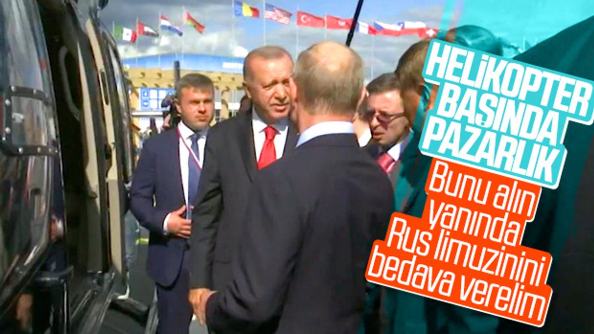 Erdoğan ile Putin arasında helikopter pazarlığı