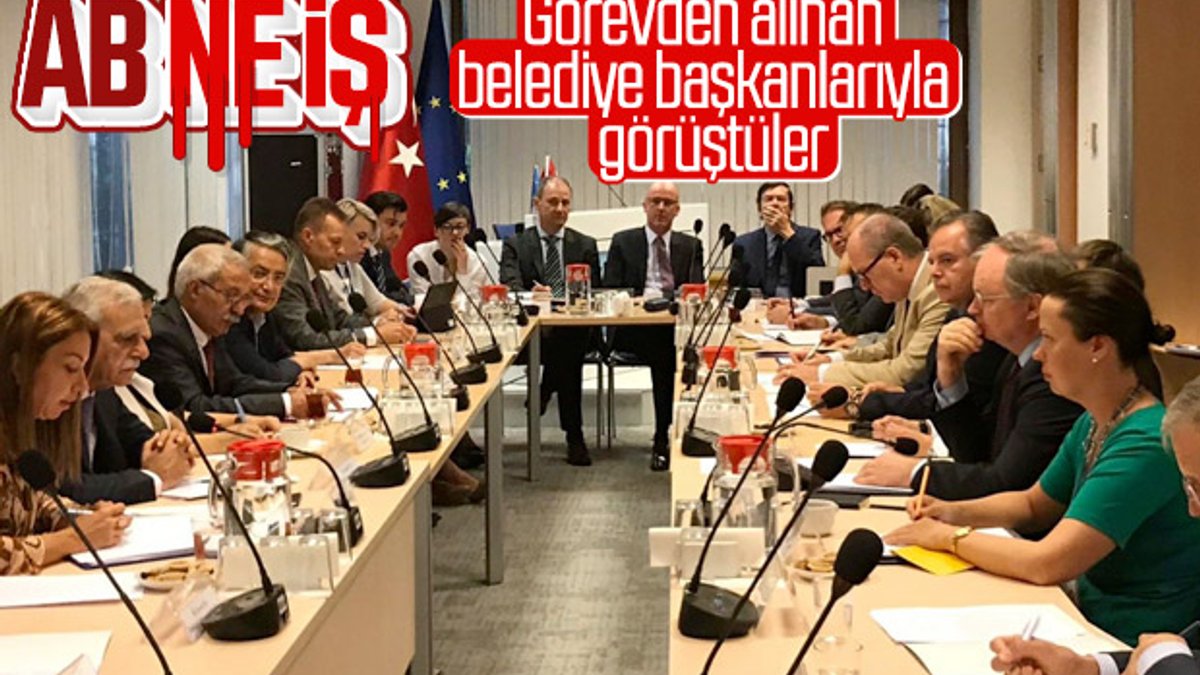 Görevden alınan HDP'lilere AB desteği