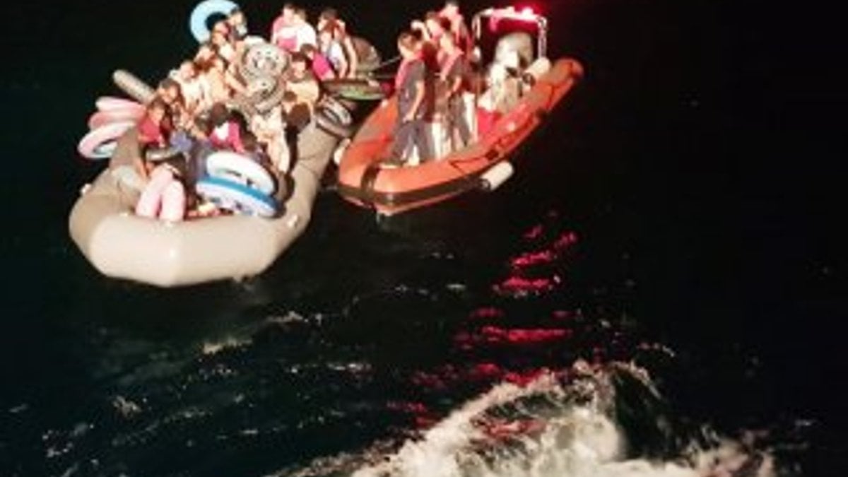 Datça'da 35 göçmen yakalandı