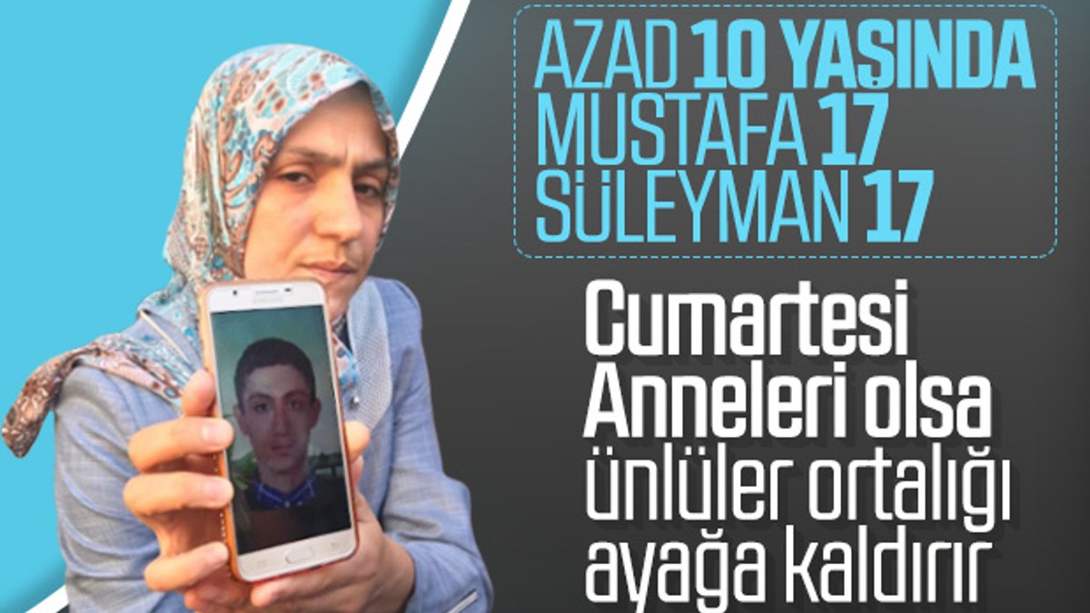 Diyarbakır'da PKK'nın kaçırdığı çocuklar