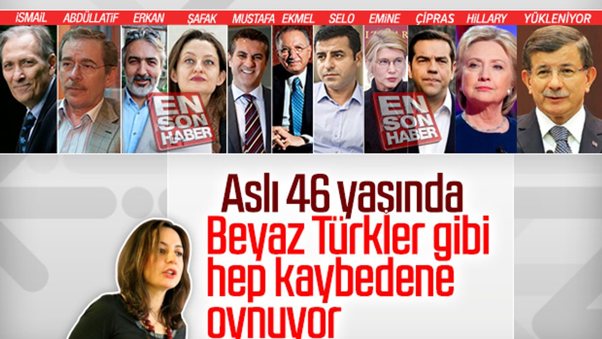Aslı Aydıntaşbaş, Ahmet Davutoğlu'nu gazlıyor
