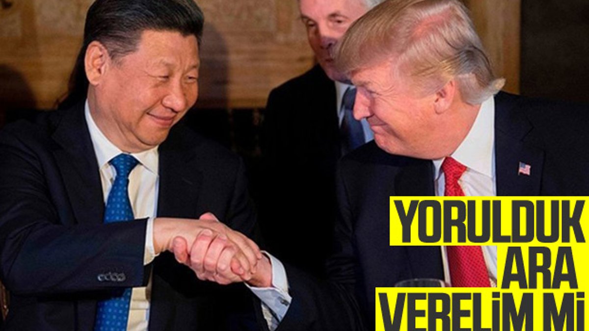 Çin ve ABD'den ticaret savaşlarına ara verelim çağrısı