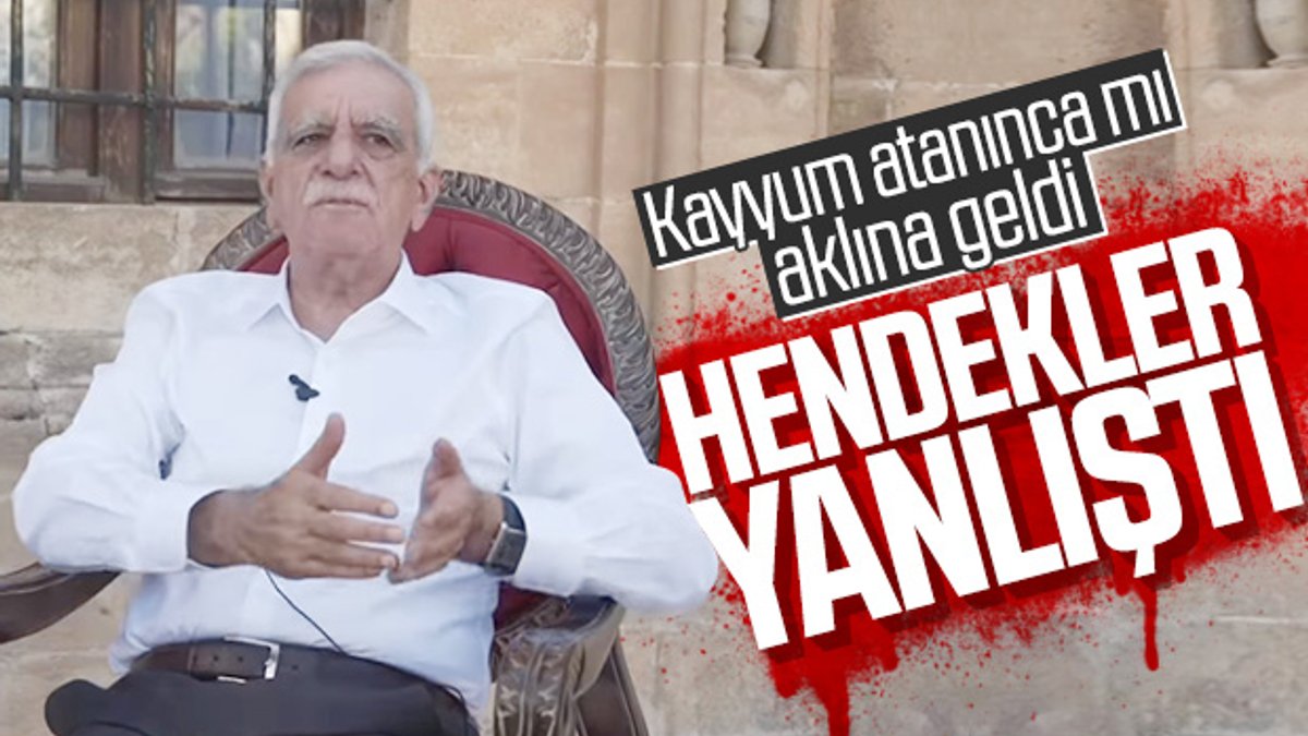 Ahmet Türk hendek olaylarını yanlış bulduğunu söyledi