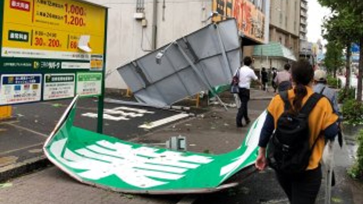 Japonya’yı Faxai Tayfunu vurdu: 1 ölü, 30 yaralı