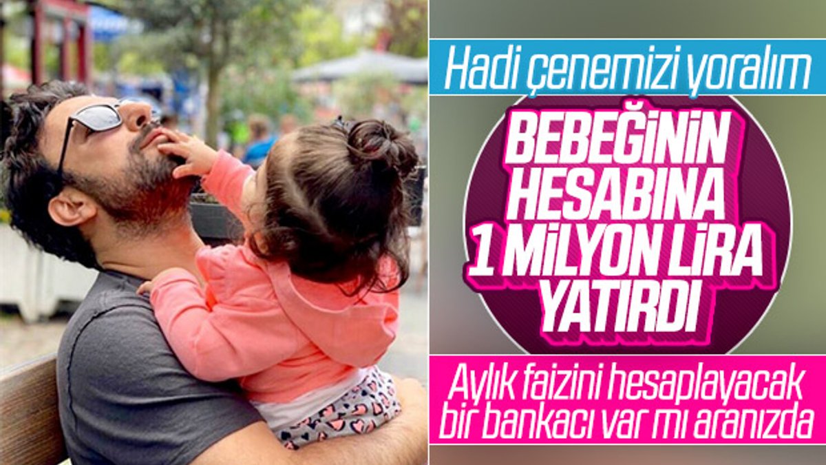 Tarkan, bebeği Liya'nın hesabına 1 milyon lira yatırdı
