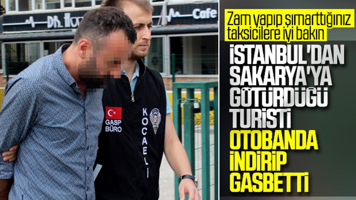 İstanbul'da Iraklı turisti gasbeden taksici yakalandı