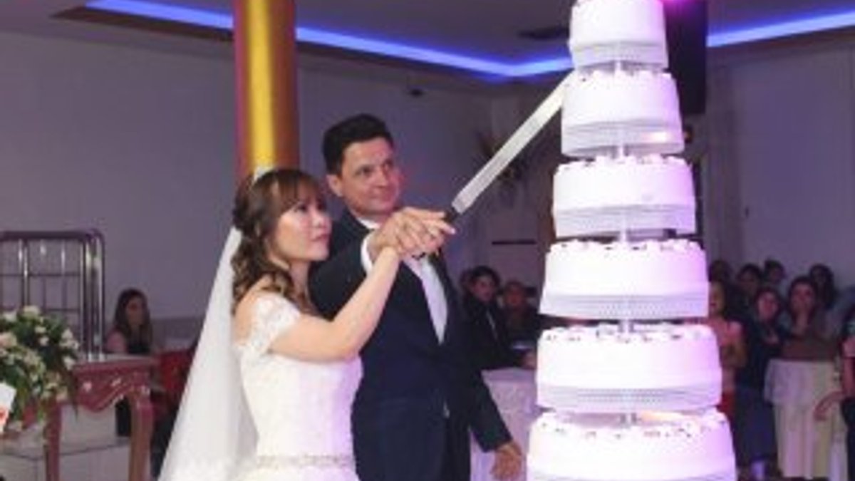 Sosyal medyada tanışıp Giresun'da düğün yaptılar