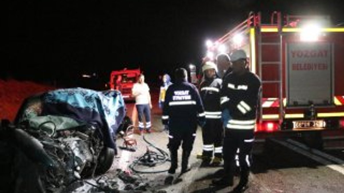 Yozgat’ta trafik kazası:1 ölü,2 yaralı
