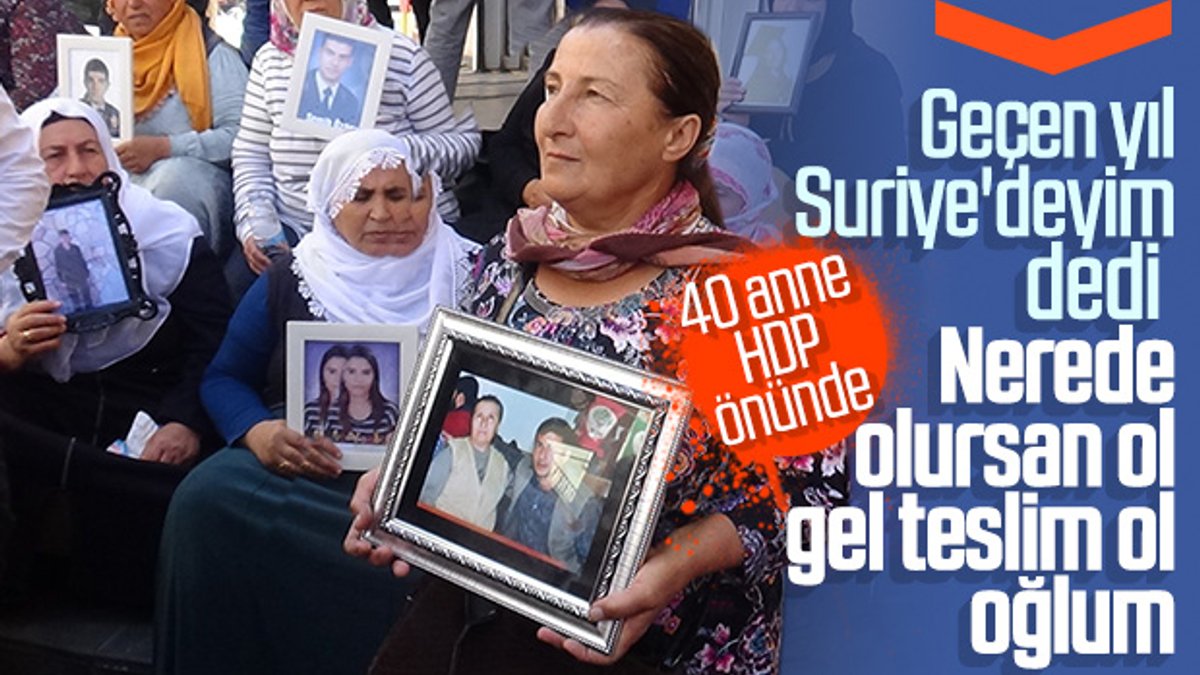 HDP önünde eylem yapan aile sayısı 40'e yükseldi