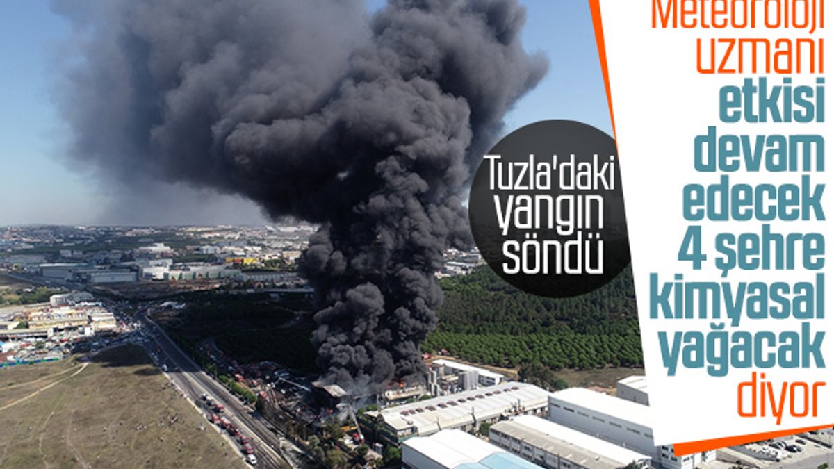 Tuzla'daki yangın 4 şehri etkileyecek