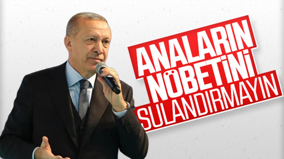 Erdoğan: Diyarbakır annelerini yalnız bırakmayın