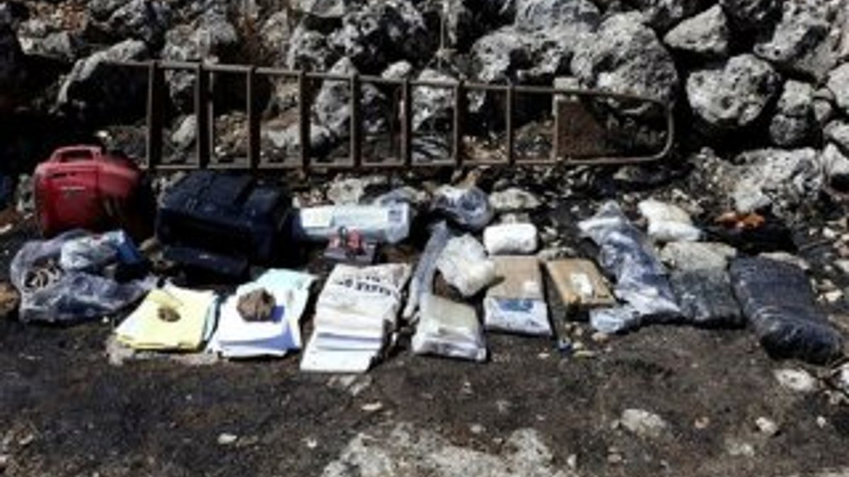 PKK’ya ait 3 sığınakta mühimmatlar bulundu