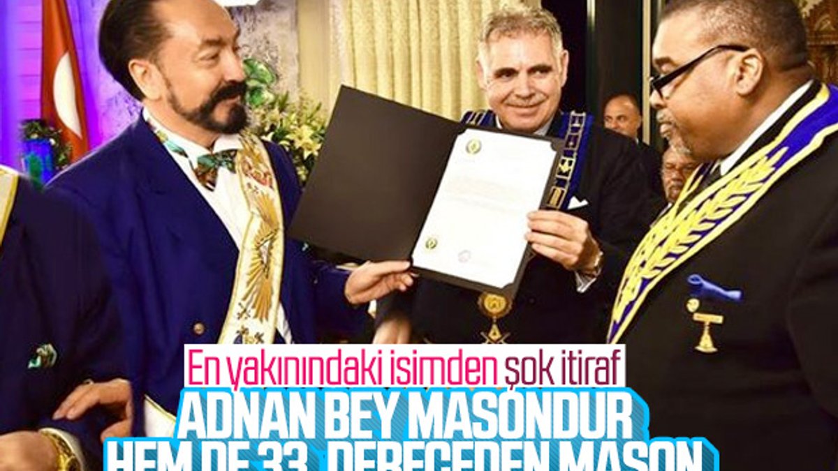 Ahmet Oktar Babuna: Adnan Bey masondur