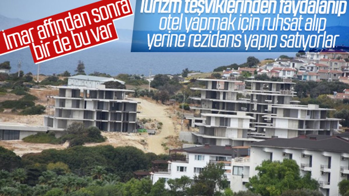 Çeşme'de müteahhitlerin rant oyunu