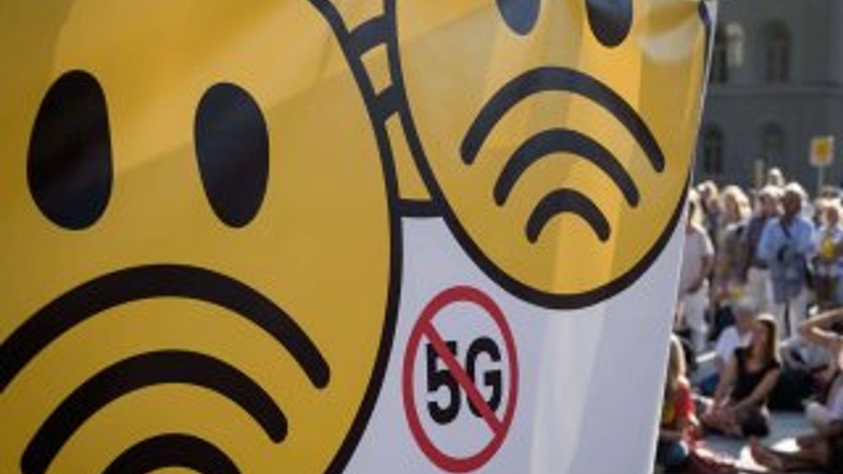 İsviçre, sağlık sorunları nedeniyle 5G'yi protesto etti