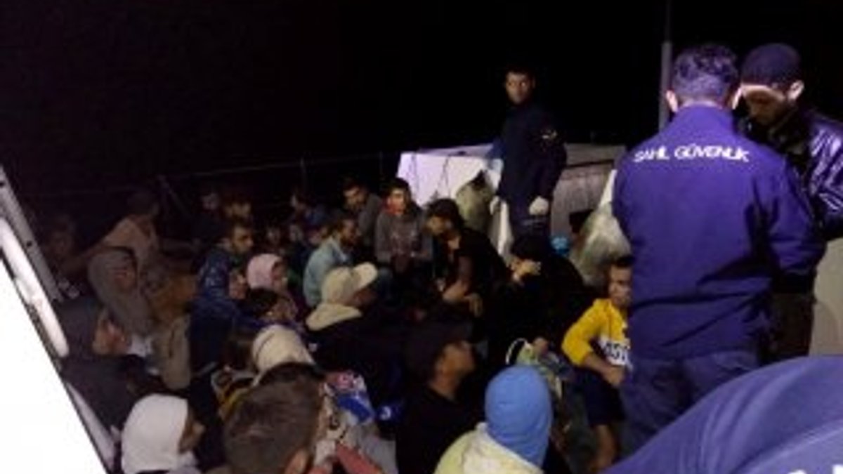 Didim’de 46 göçmen yakalandı