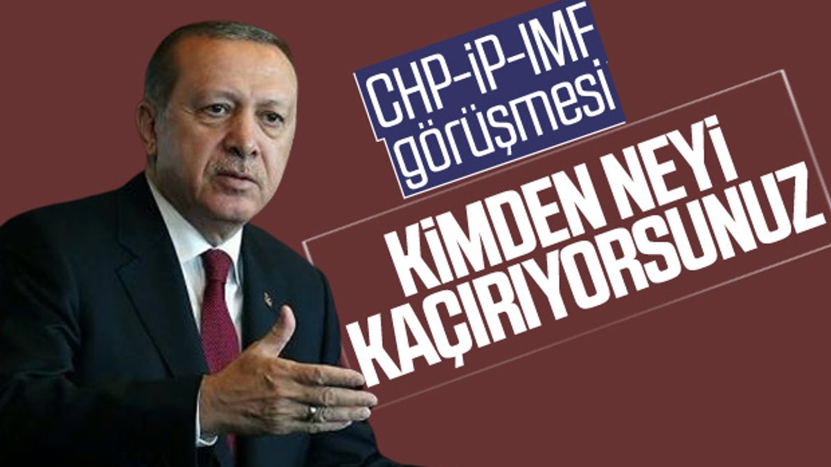 Erdoğan'dan CHP'ye İyi Parti'ye ve İsrail'e tepki