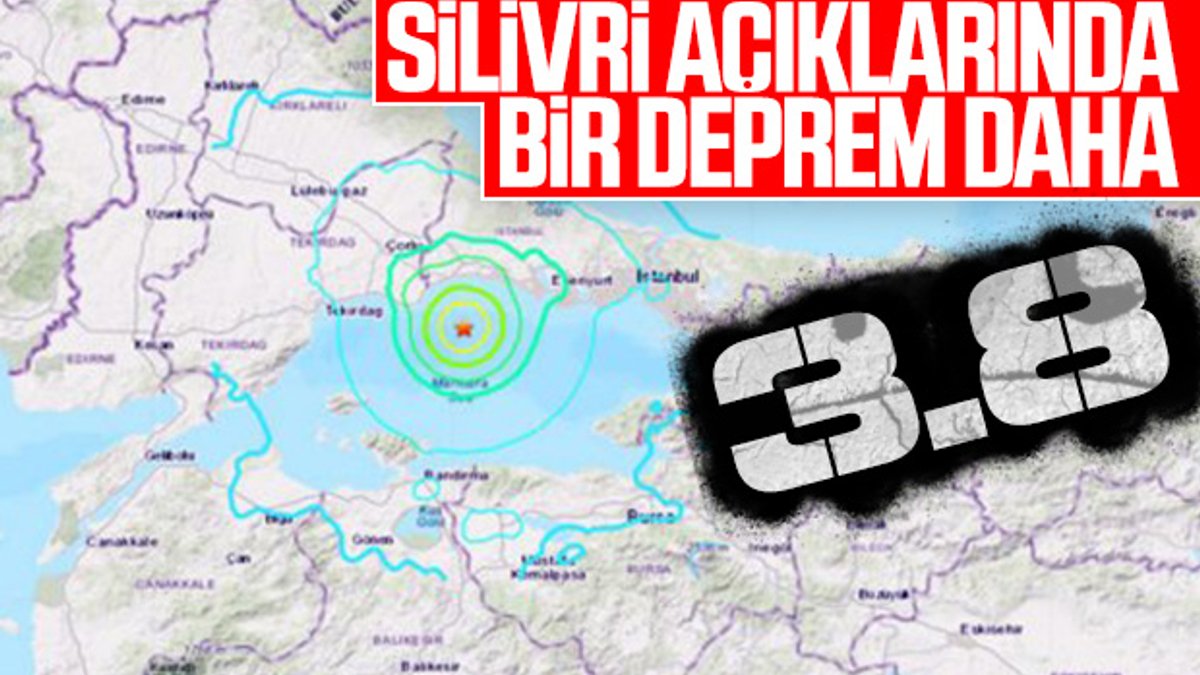 İstanbul'da 3.8 büyüklüğünde deprem