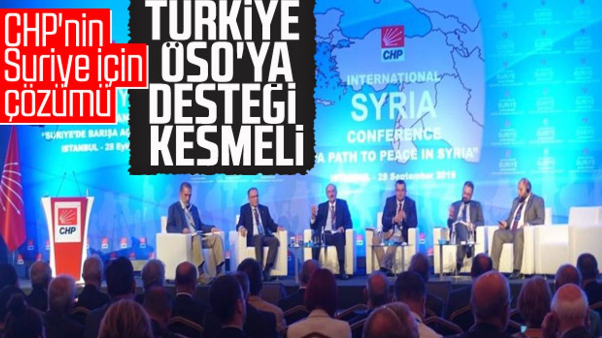 CHP, Suriye konferansının özetini paylaştı