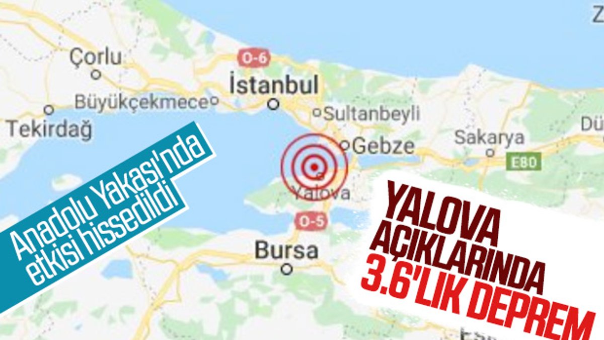 İstanbul'da yeni bir deprem daha