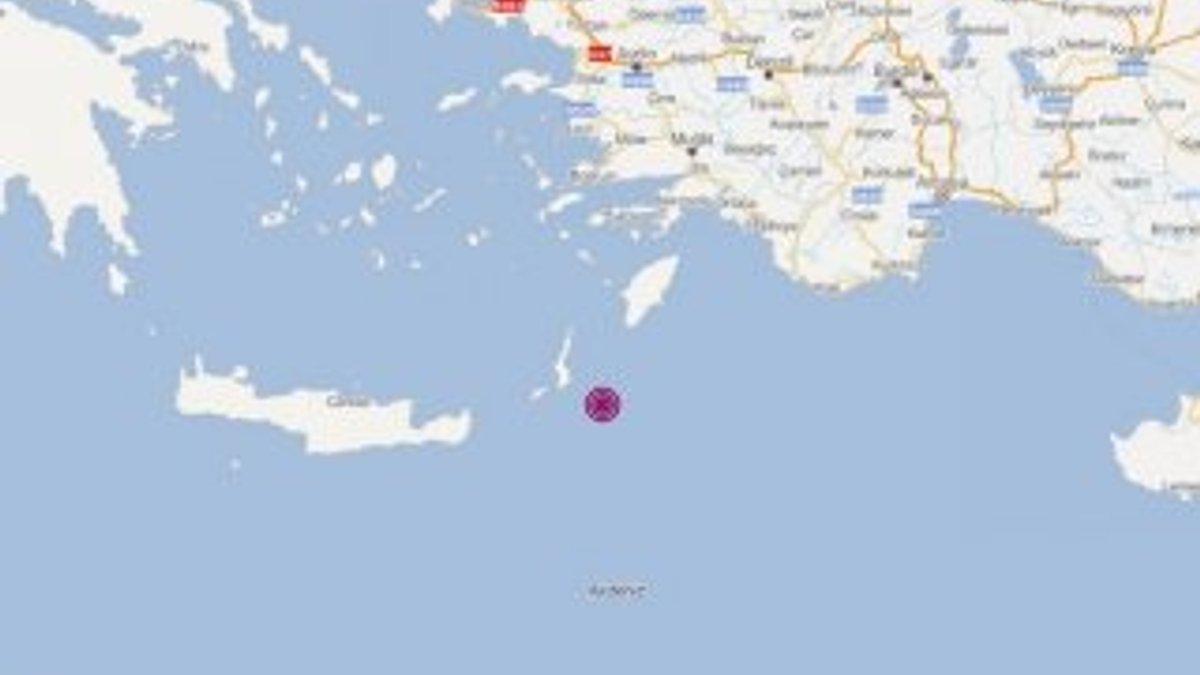 Marmaris'te 4.0 büyüklüğünde deprem