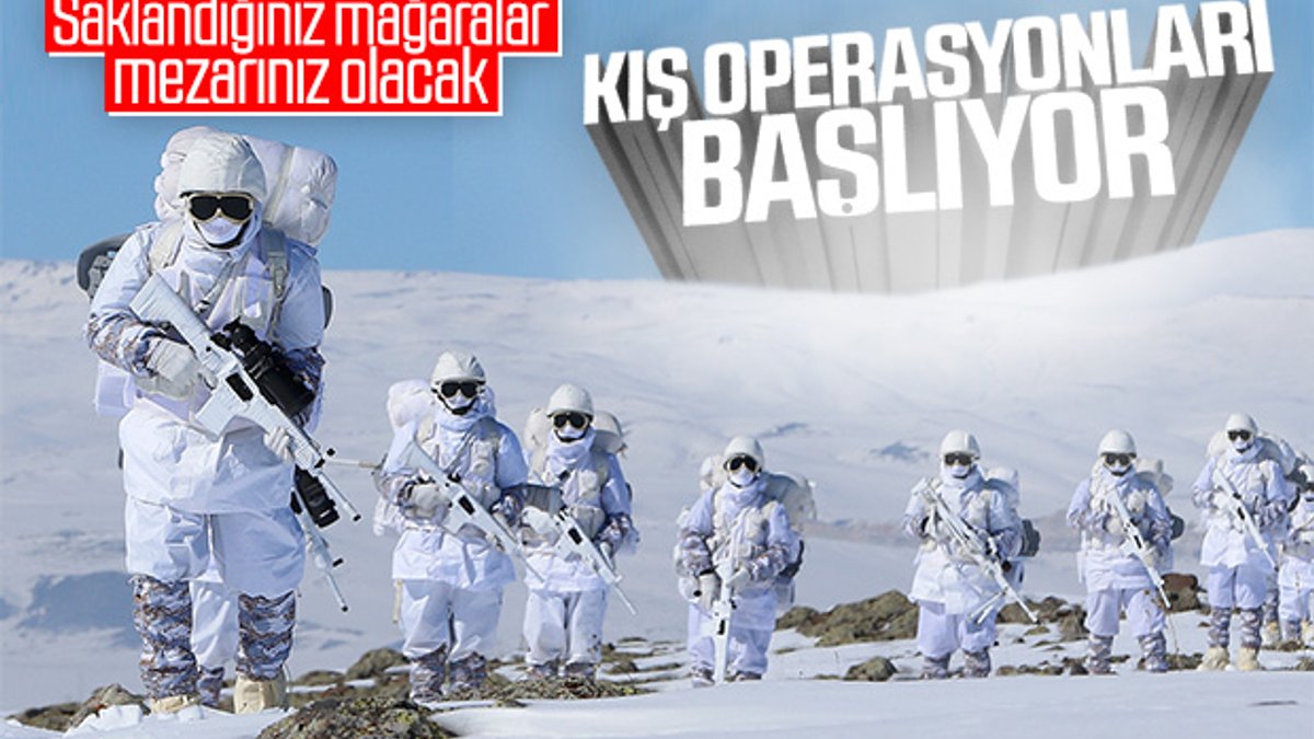 PKK'ya karşı kış operasyonları başlıyor