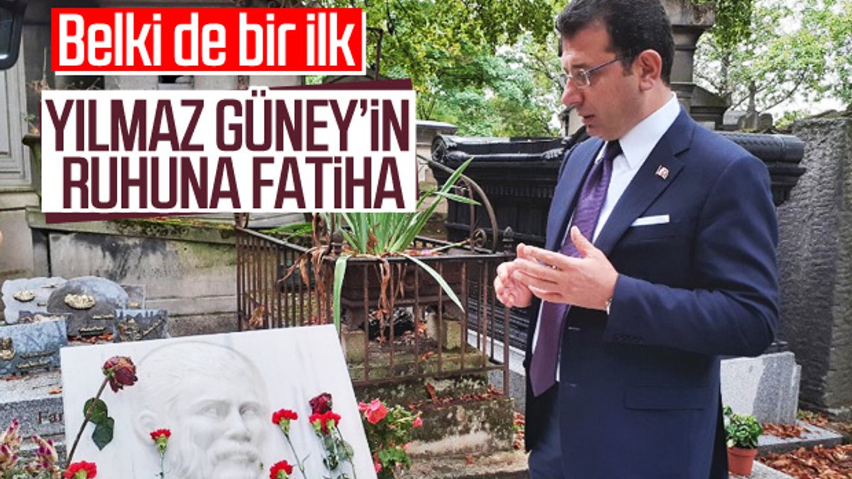 İmamoğlu Ahmet Kaya ve Yılmaz Güney'in kabrini gezdi