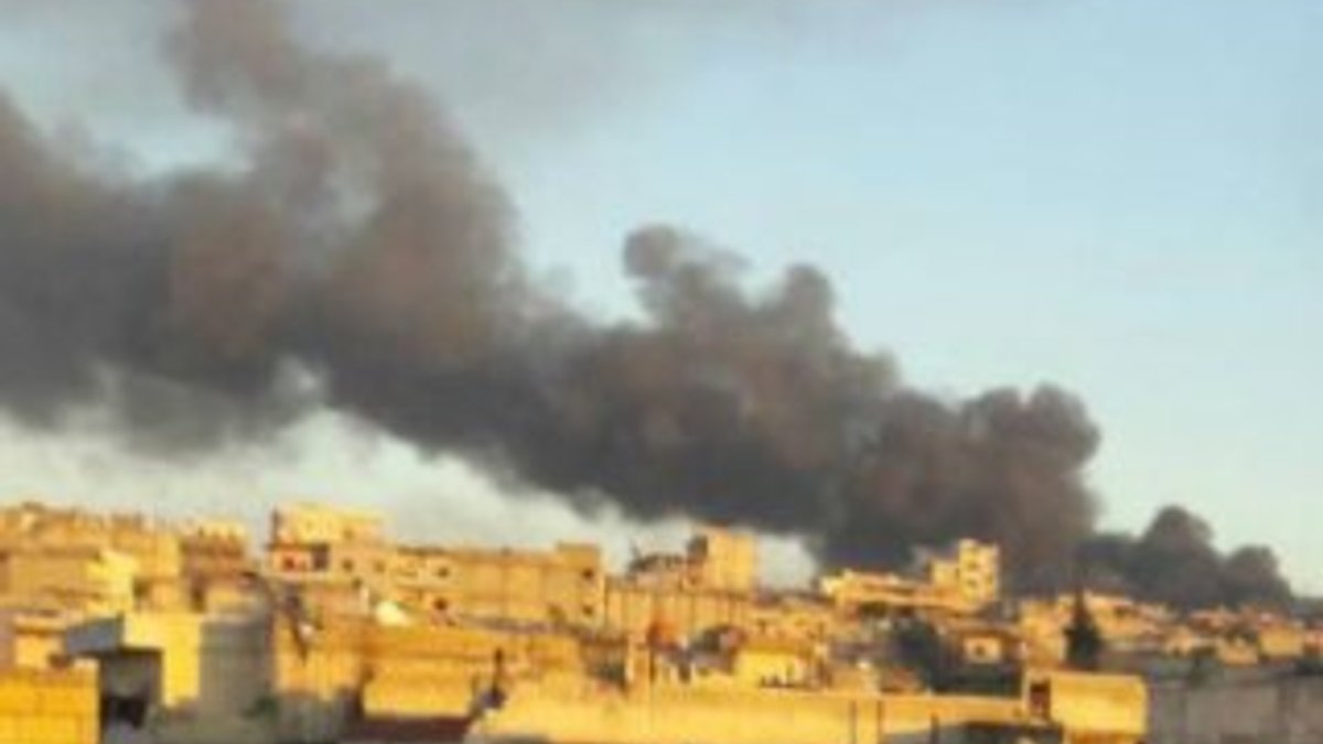 YPG'li teröristler Afrin'e saldırdı