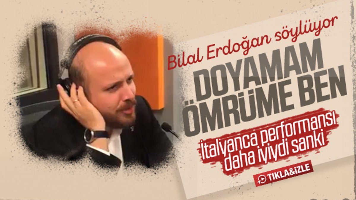 Bilal Erdoğan, nihavent makamından şarkı söyledi