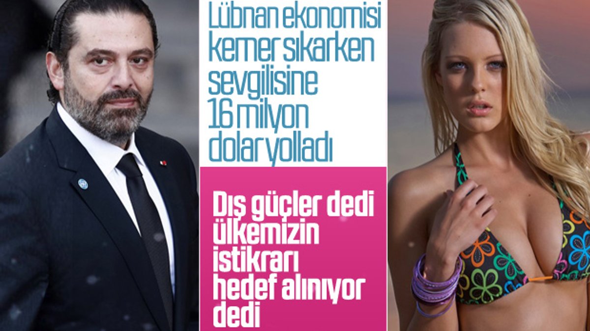 Lübnan başbakanından bikini modeline 16 milyon dolar