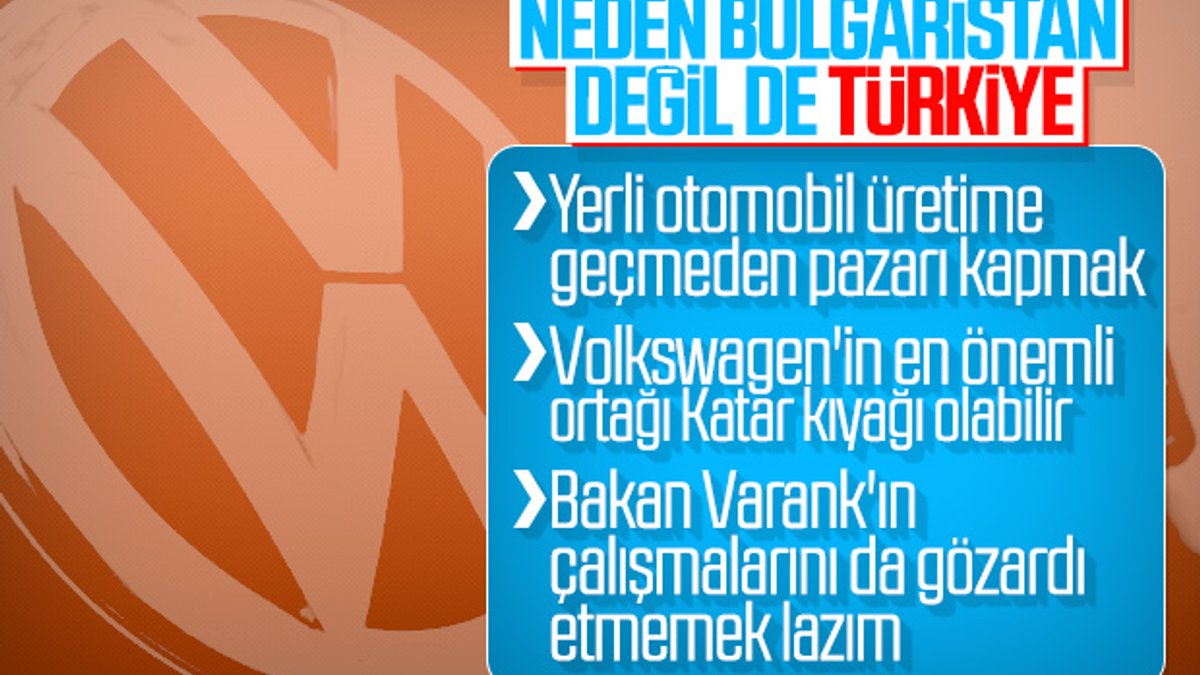 Volkswagen, Bulgaristan yerine Türkiye'yi seçti